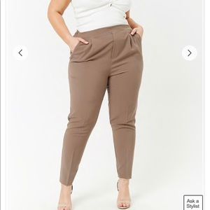 NWT Forever21 high waist crease pants
